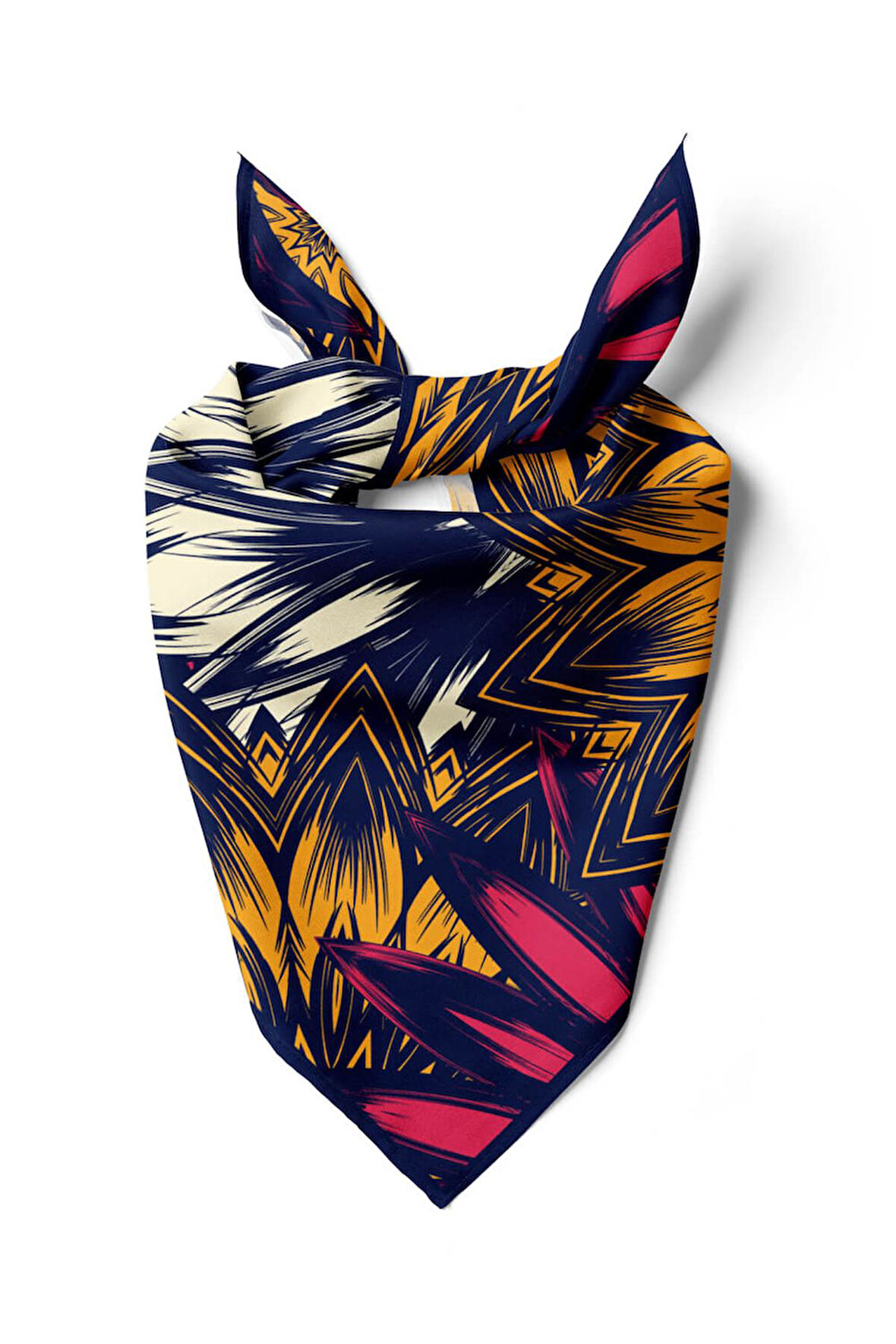 B47 Modabutik Çiçek Desenli Bandana