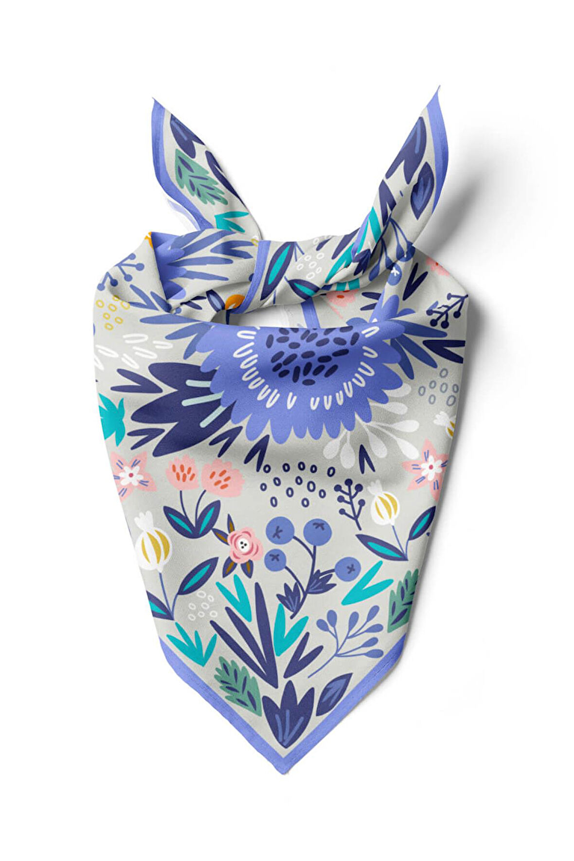 Modabutik Çiçek Desenli Bandana