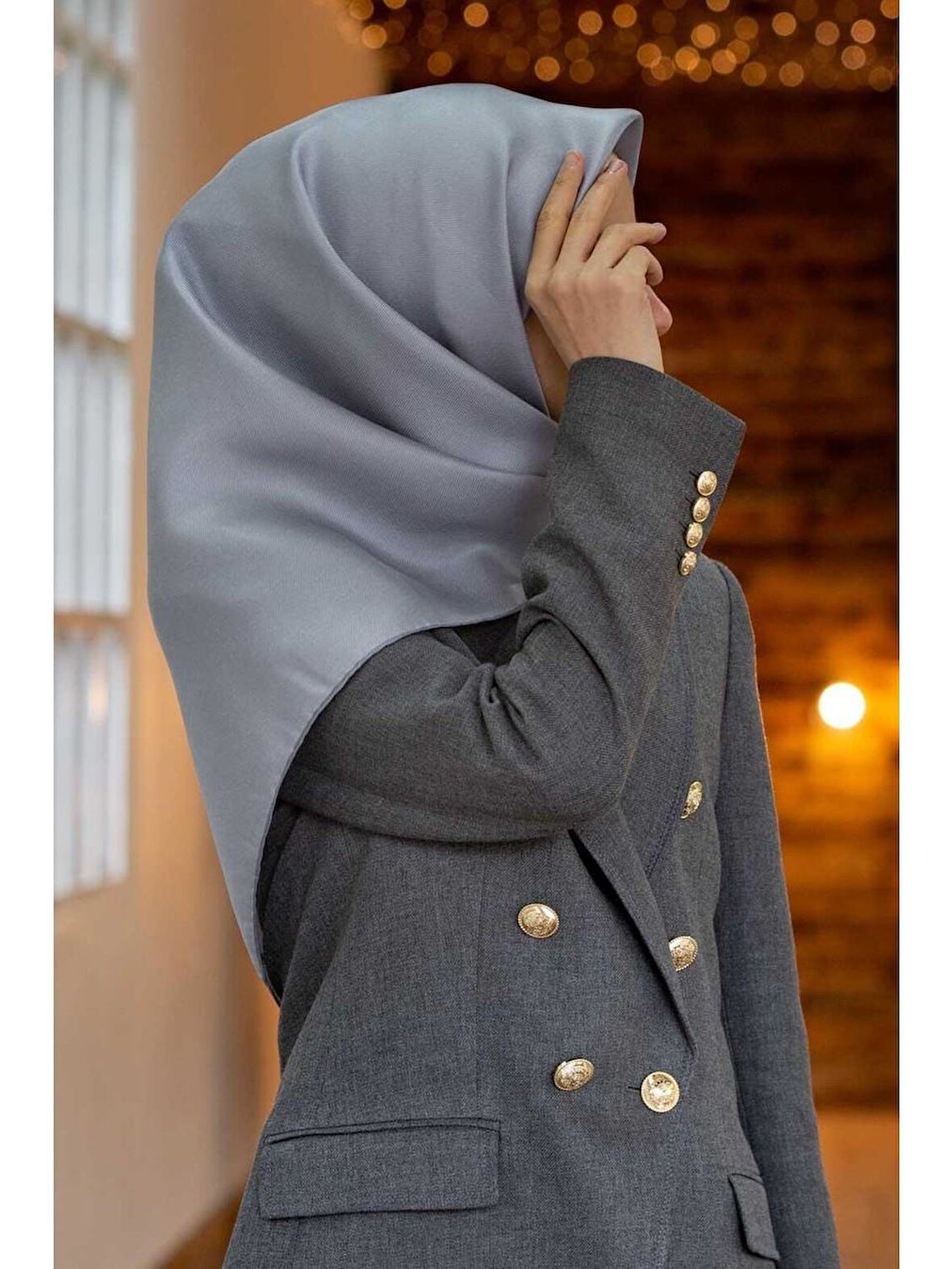 Vissona Exclusive Tivil 50691-0027 Gri Düz Renk