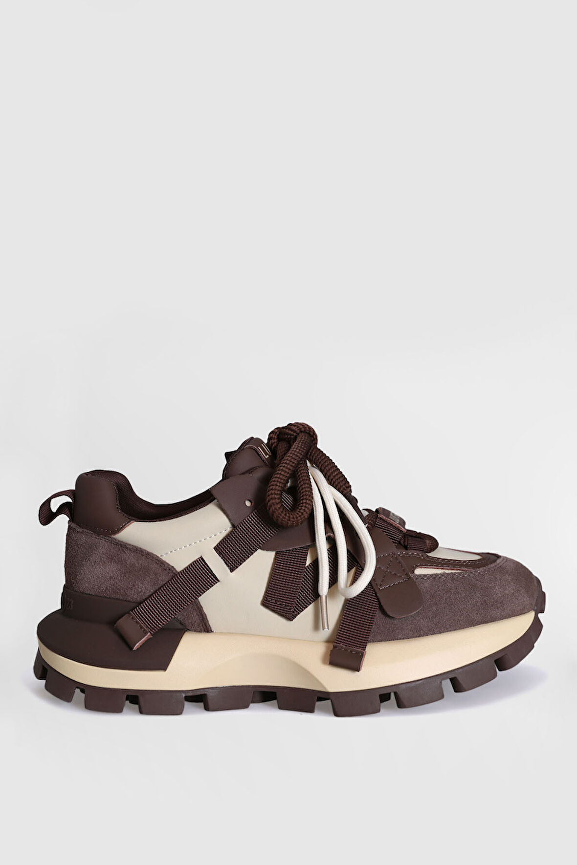Lufıan Yoko Kadın Sneaker Ayakkabı Kahve