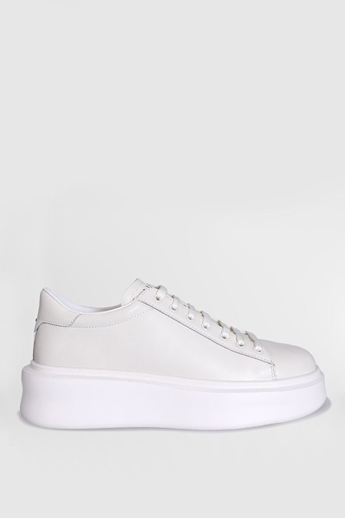 Gage Erkek Deri Sneaker Ayakkabı Beyaz