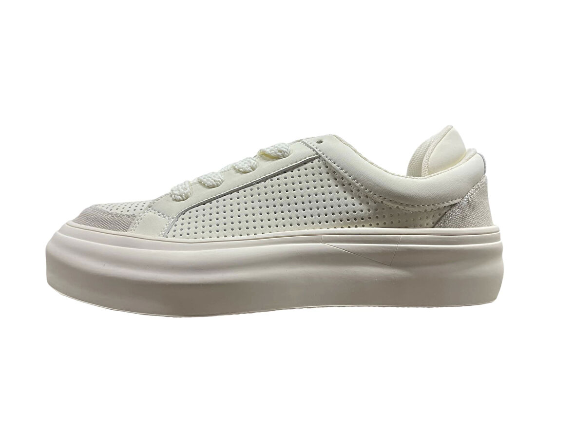 Lufian Allan Erkek Sneaker Ayakkabı Krem 111230259