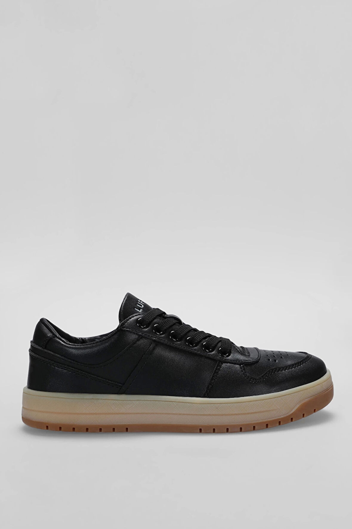 LUFIAN ALEXIS KADIN DERİ SNEAKER AYAKKABI SİYAH