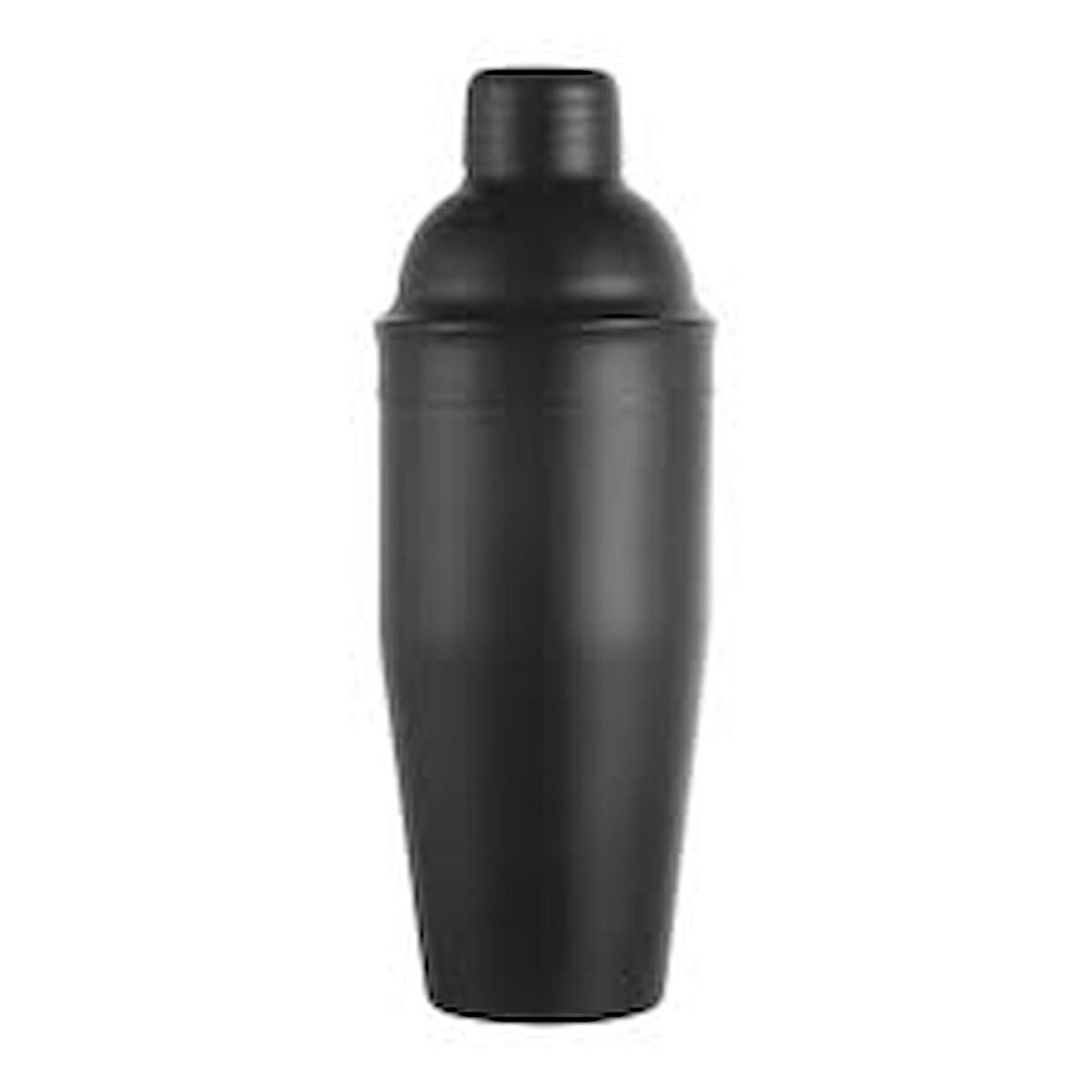 BİRADLI ÇELİK KOKTEYL SHAKER SİYAH 500 CL