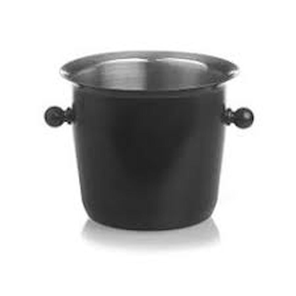 ÇELİK ŞİŞE KOVASI NO:3  24,5X18XH16 SİYAH