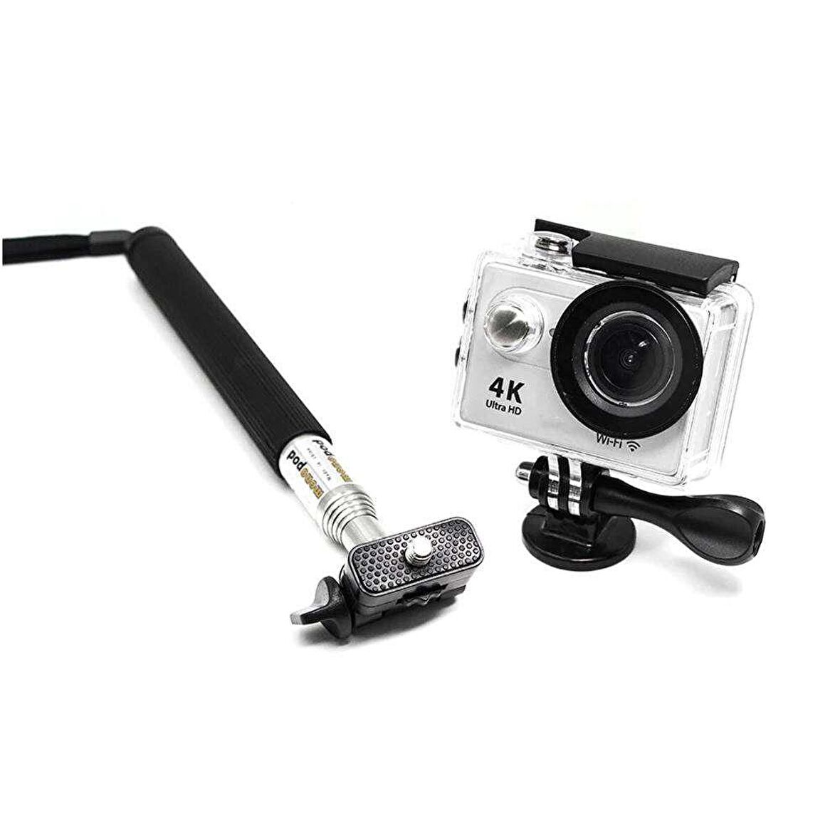 GoPro Uyumlu Monopod ve Bağlantı Adaptörü