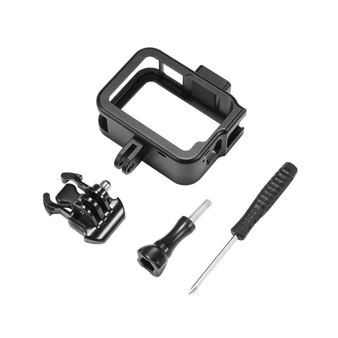 GoPro Hero 8 Uyumlu Metal Çerçeve Frame Siyah