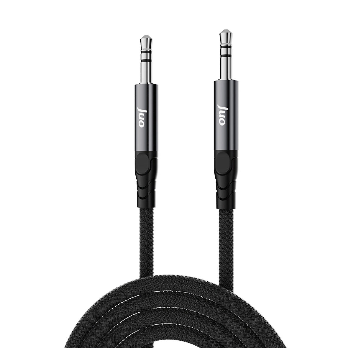 Juo Stereo 3.5mm TRS Jack Örgülü Aux Ses Kablosu 1 Metre