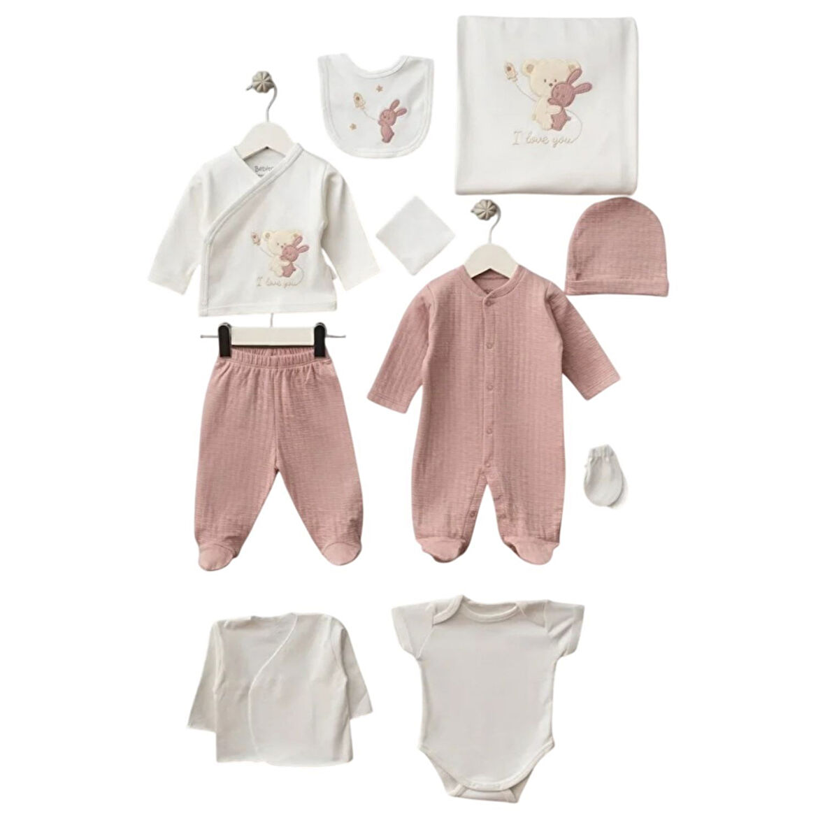 Bebitof 10'lu Bebek Zıbın Seti 10099