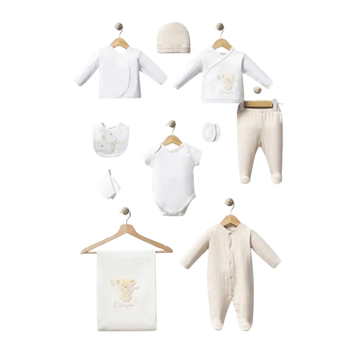 Bebitof 10'lu Bebek Zıbın Seti 10099