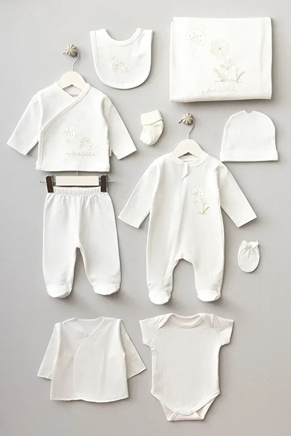 Bebitof Uğur Böceği 10 Parça Hastane Çıkışı 10122 Ekru