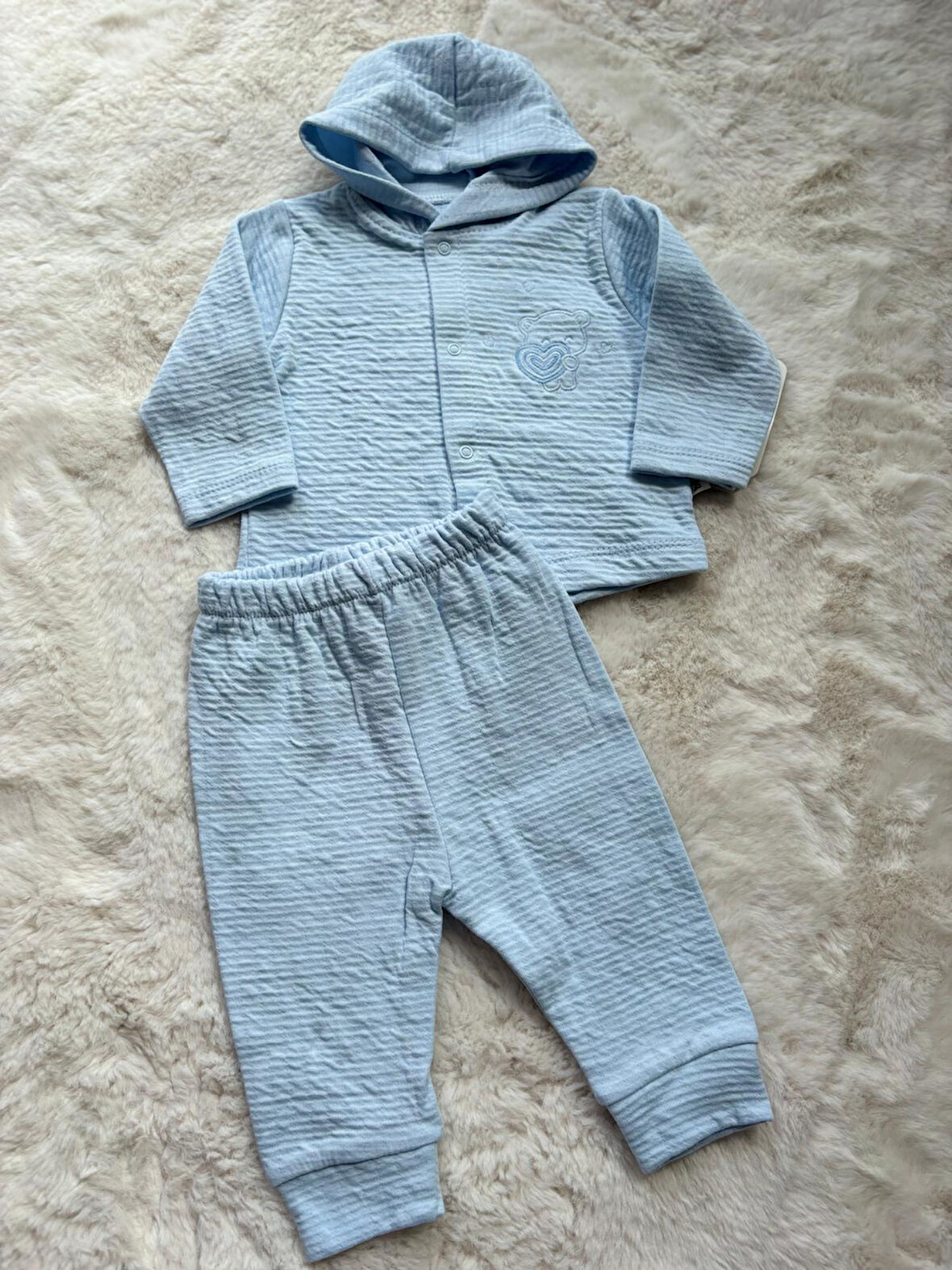 Müslin Ayıcıklı İkili Takım