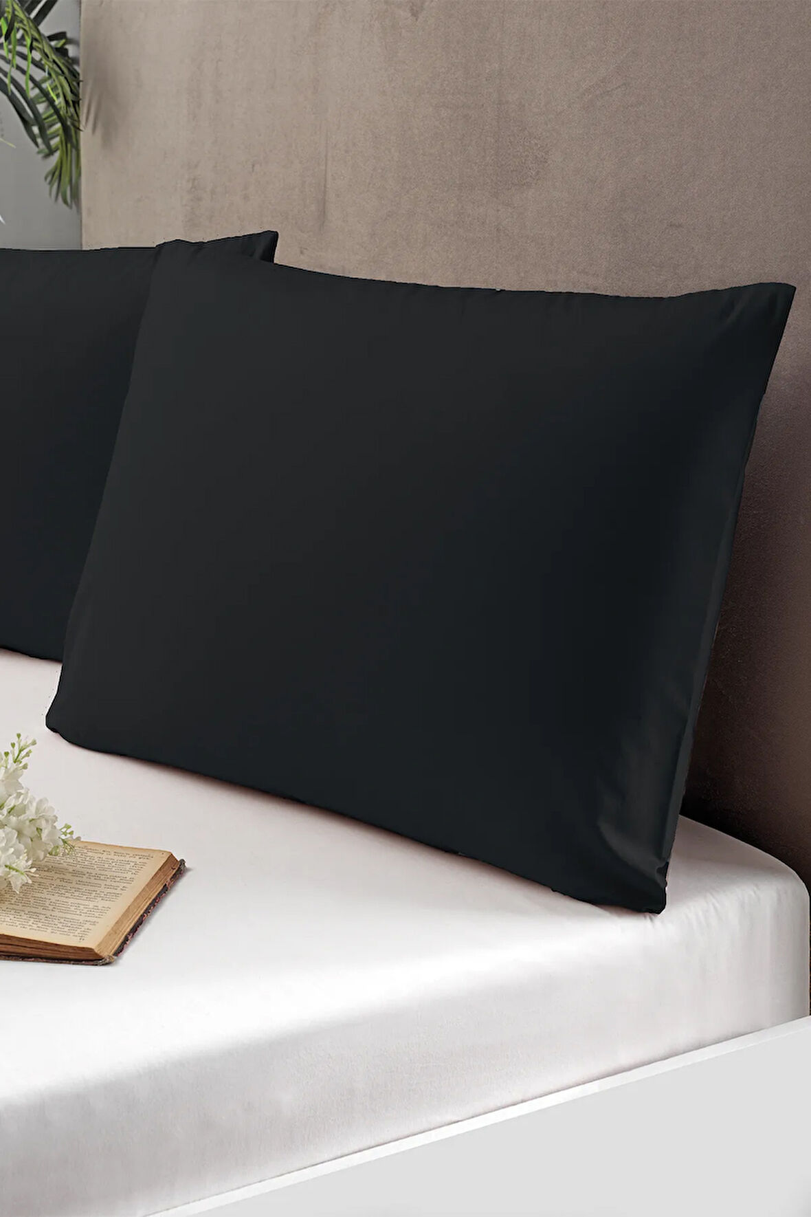 Pierre Cardin 2'li Yastık Kılıfı Siyah