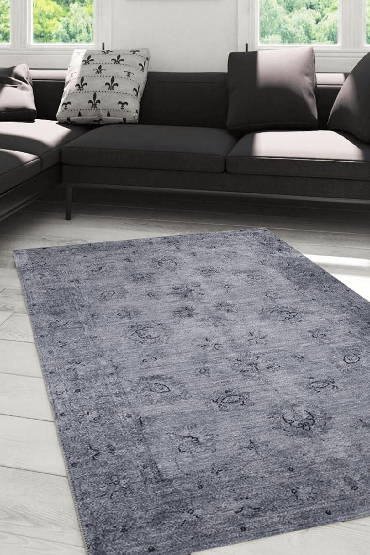 Artloop Halı Dorian Dekoratif Gri Halı AL 166