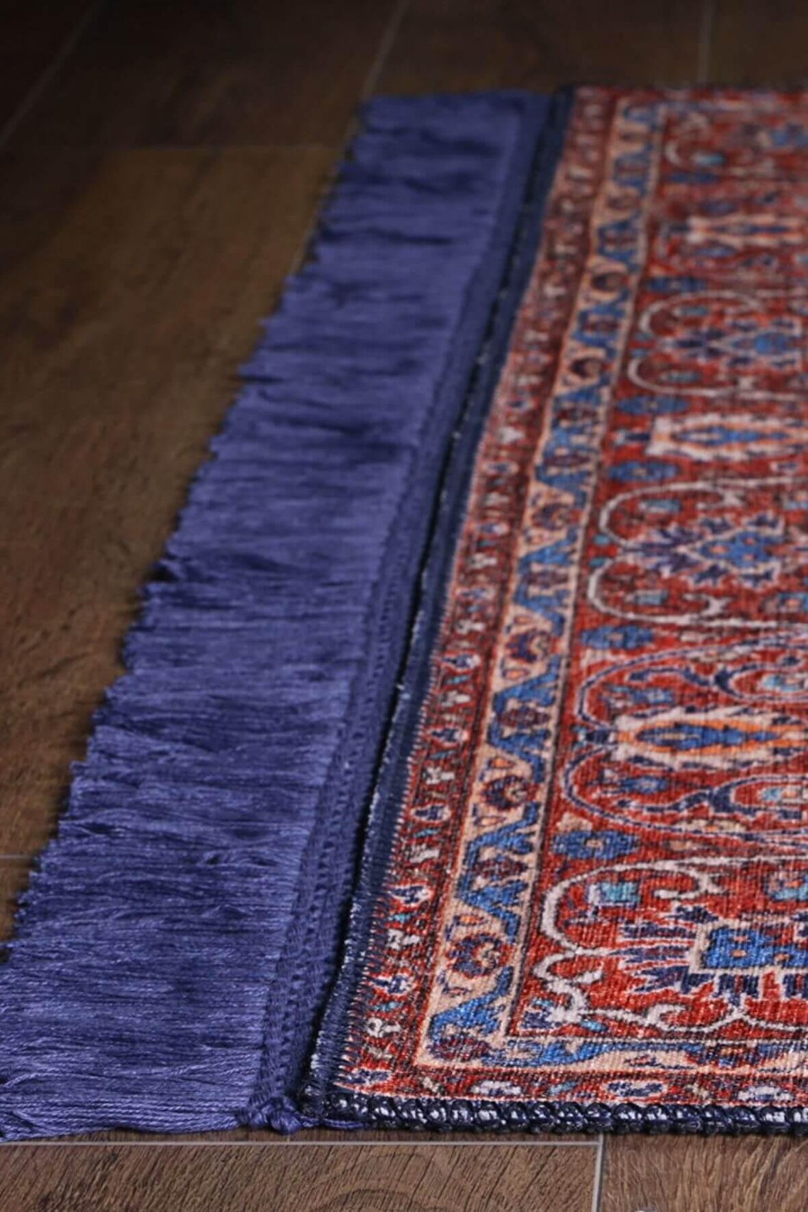 Artloop Vintage Blues Dekoratif Lacivert Halı AL 87