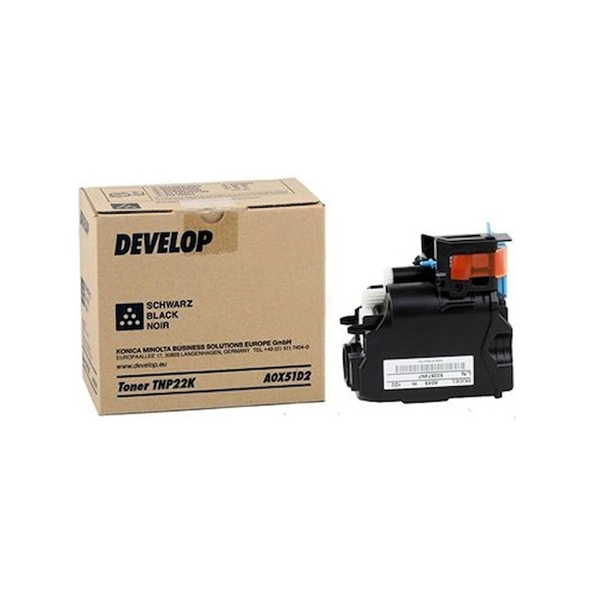 Develop TNP-22 Siyah Spot Orjinal Toner İneo +35