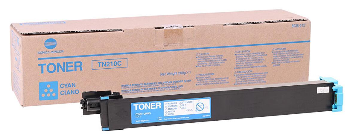 Minolta TN-210 Orjinal Mavi Toner Bzhb C-250  C-252  8938512