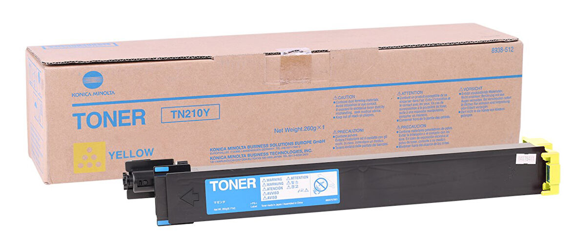 Minolta TN-210 Orjinal Sarı Toner Bizhub C-250  C-252  8938510