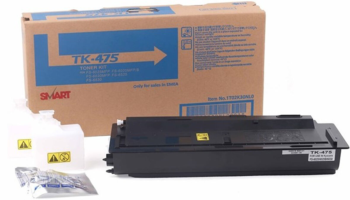 Kyocera Mita TK 475 Smart Toner FS-6025 FS-6030 FS-6525 FS-6530