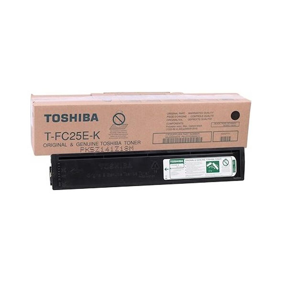 Toshiba T-FC25EK Siyah Spot Orjinal Toner E-Studio 2040C-2540C-3040C-3540C-4540C