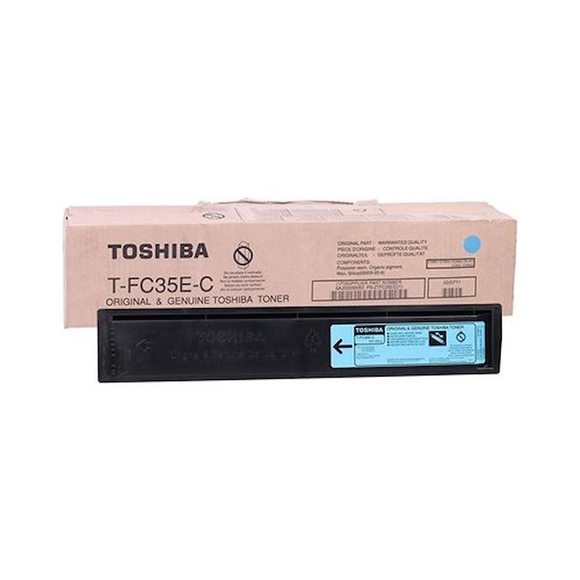 Toshiba T-FC35EC Mavi Spot Orjinal Toner E-Studio 2500C-3500C-3510C 6AJ00000050