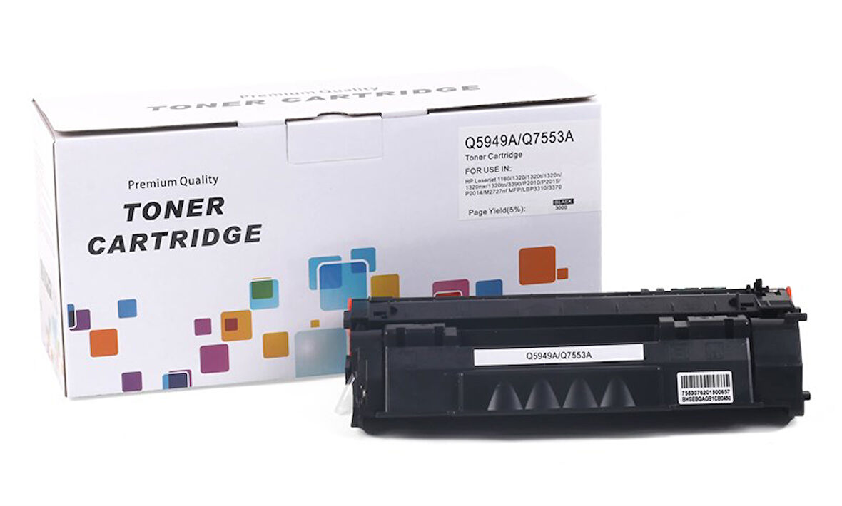 HP -5949A -7553A Muadil Toner 1160 1320 -1320N 1320 2015  -49A  -53A