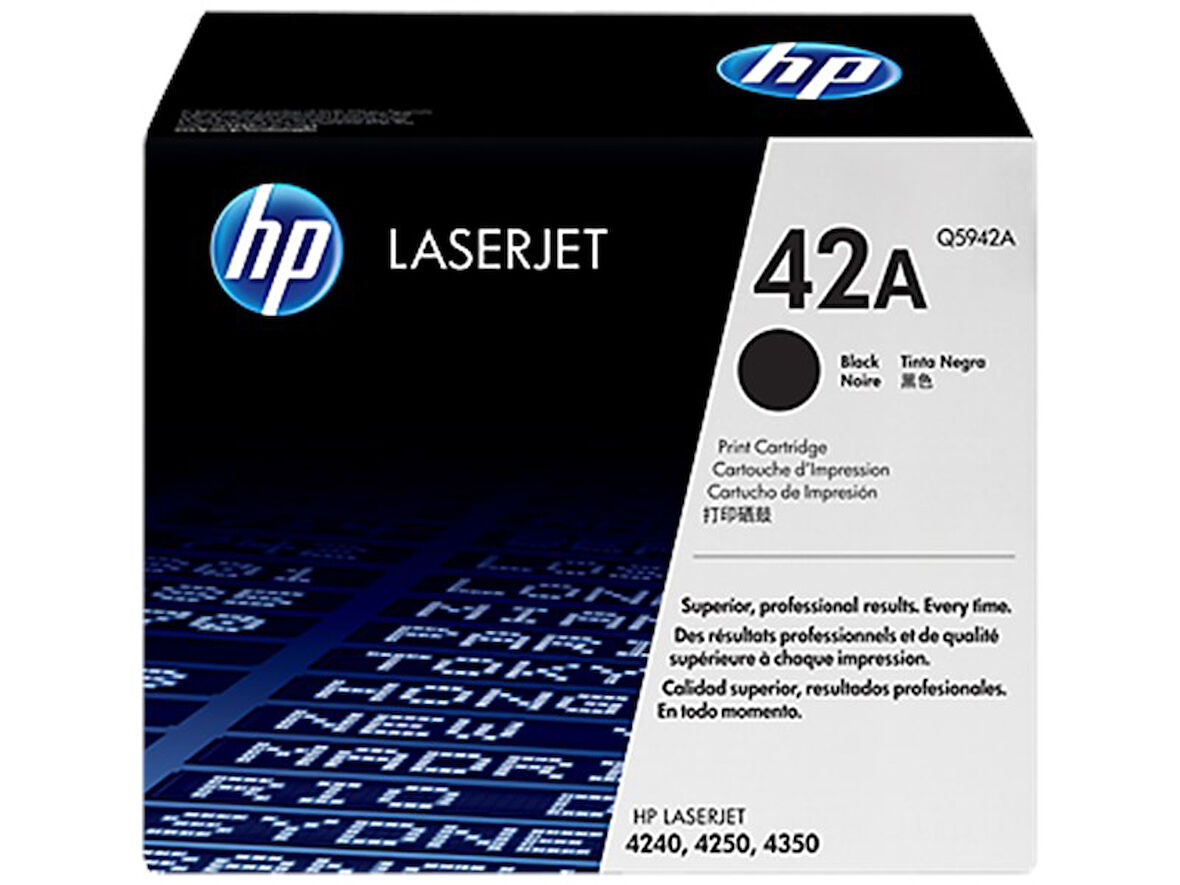 HP Q-5942A  42A  Orjinal Siyah Toner