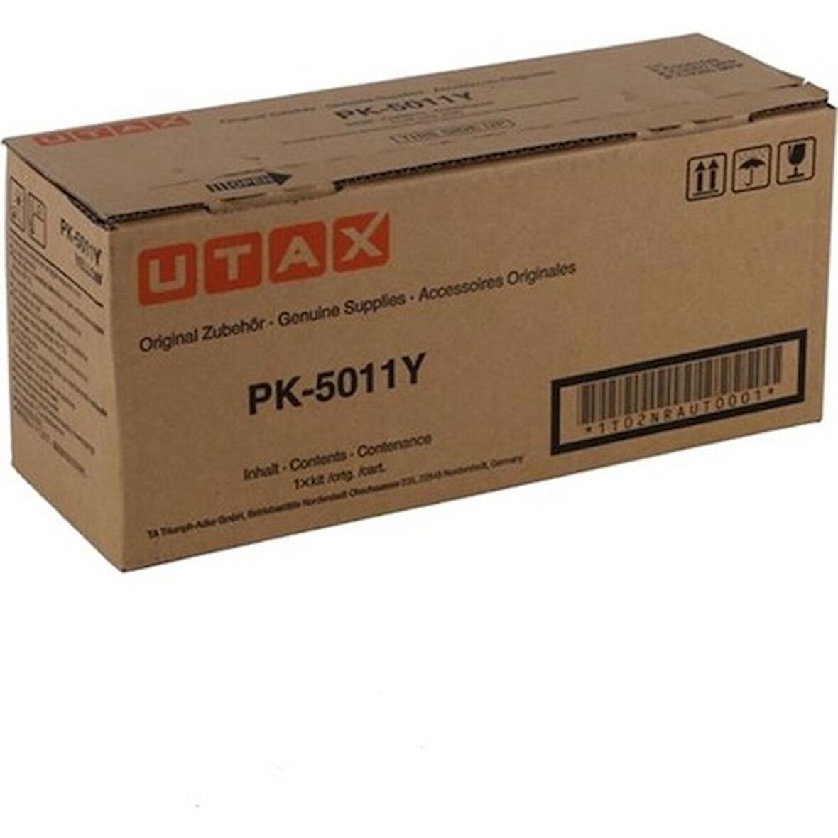 Utax Pk-5011Y Sarı Spot Orjinal Toner P-C3060Mfp-C3065Mfp-3061Dn 4053768186949