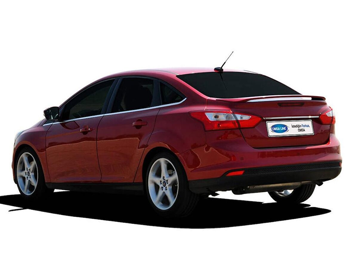 OMSA Ford Focus 3 SD Krom Cam Alt Çıtası 8 Parça 2010-2018 Arası