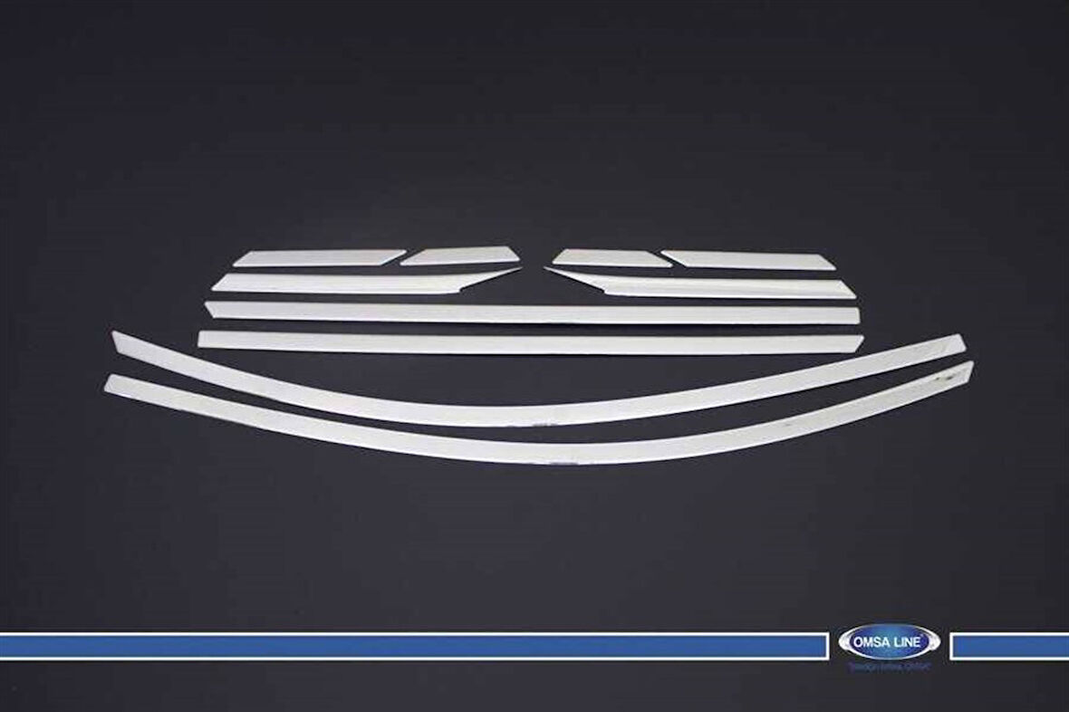 OMSA Hyundai Tucson Krom Cam Üst Çerçevesi 10 Parça 2015-2020 Arası
