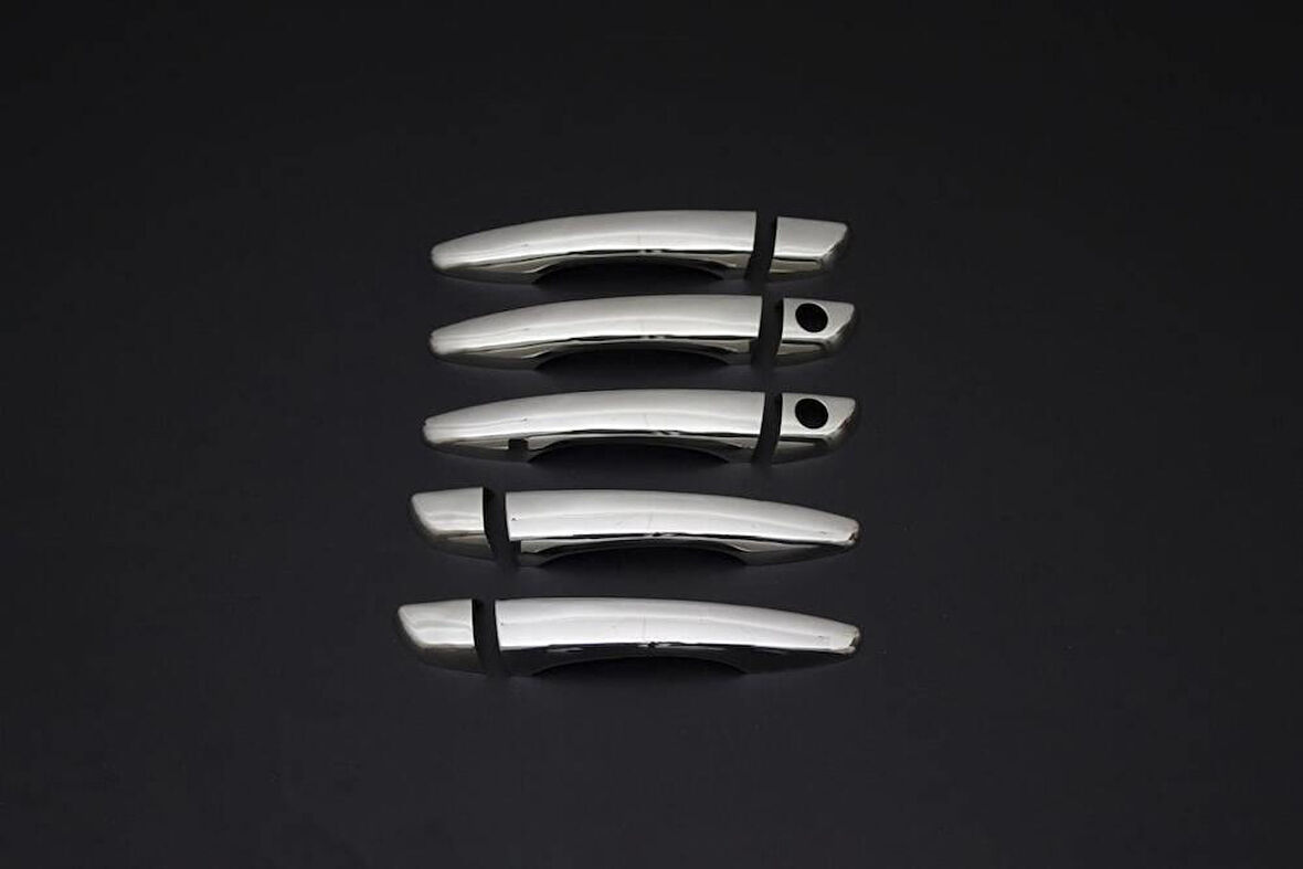 OMSA Peugeot Partner 3 Krom Kapı Kolu 5 Kapı 10 Parça (2 Delik-2 Sürgü) 2019 ve Sonrası