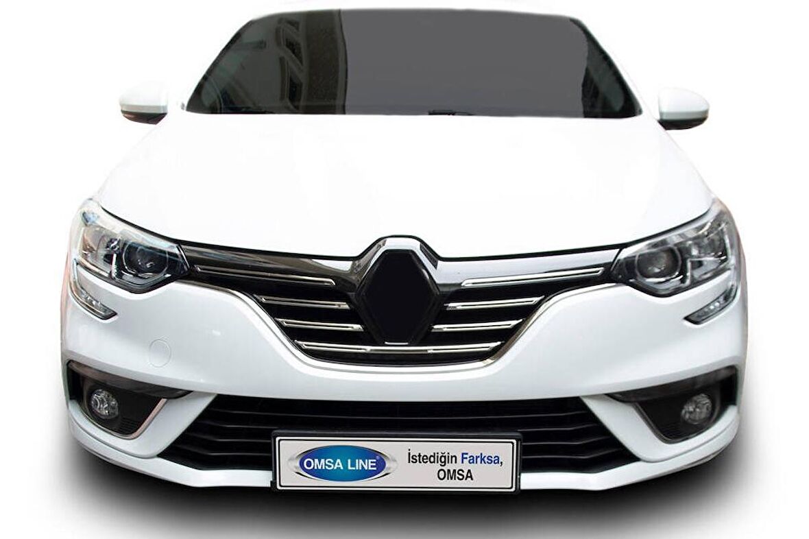 OMSA Renault Megane 4 HB Krom Ön Panjur 5 Parça 2016-2020 Arası