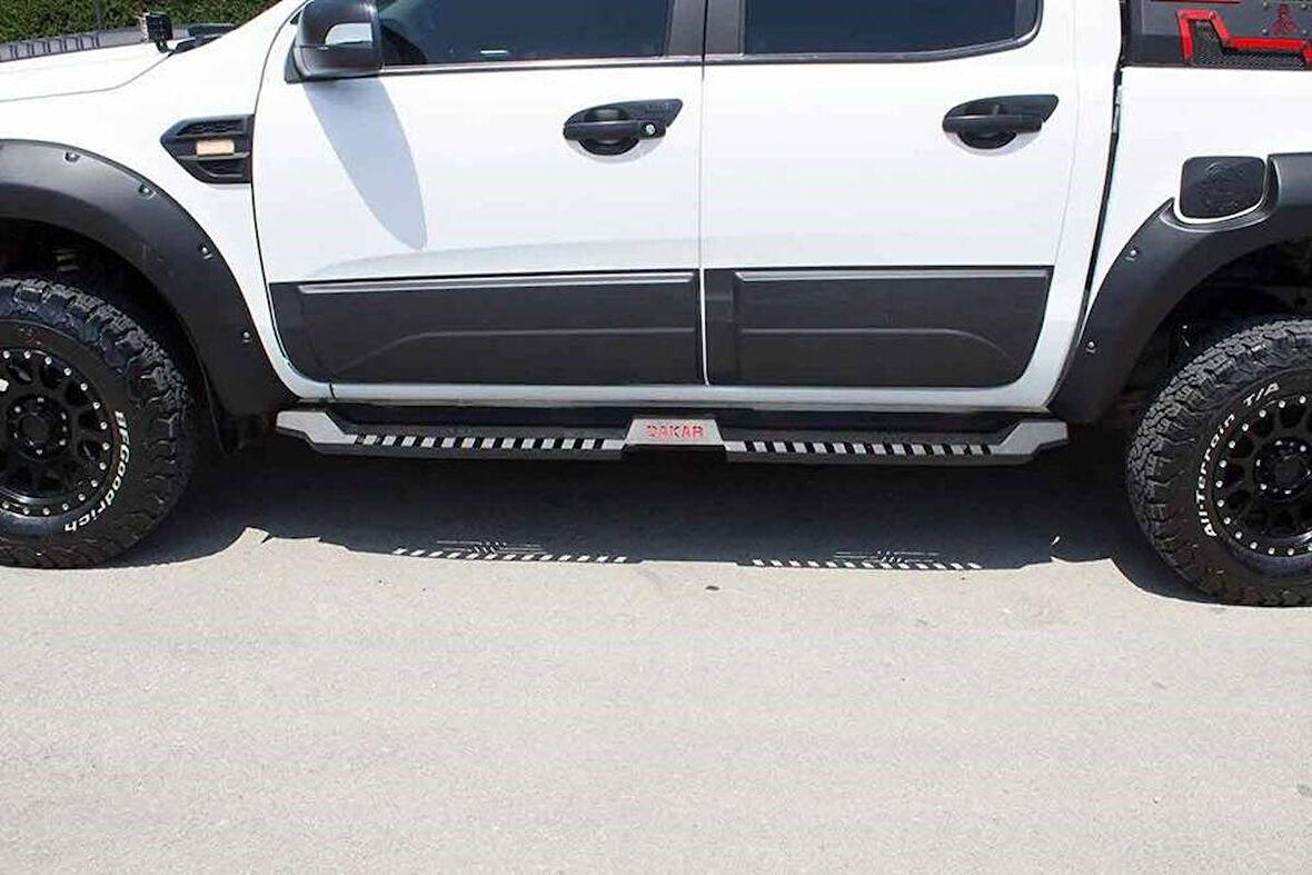 OMSA Mitsubishi L200 Dakar Yan Basamak Siyah V2 2015-2019 Arası