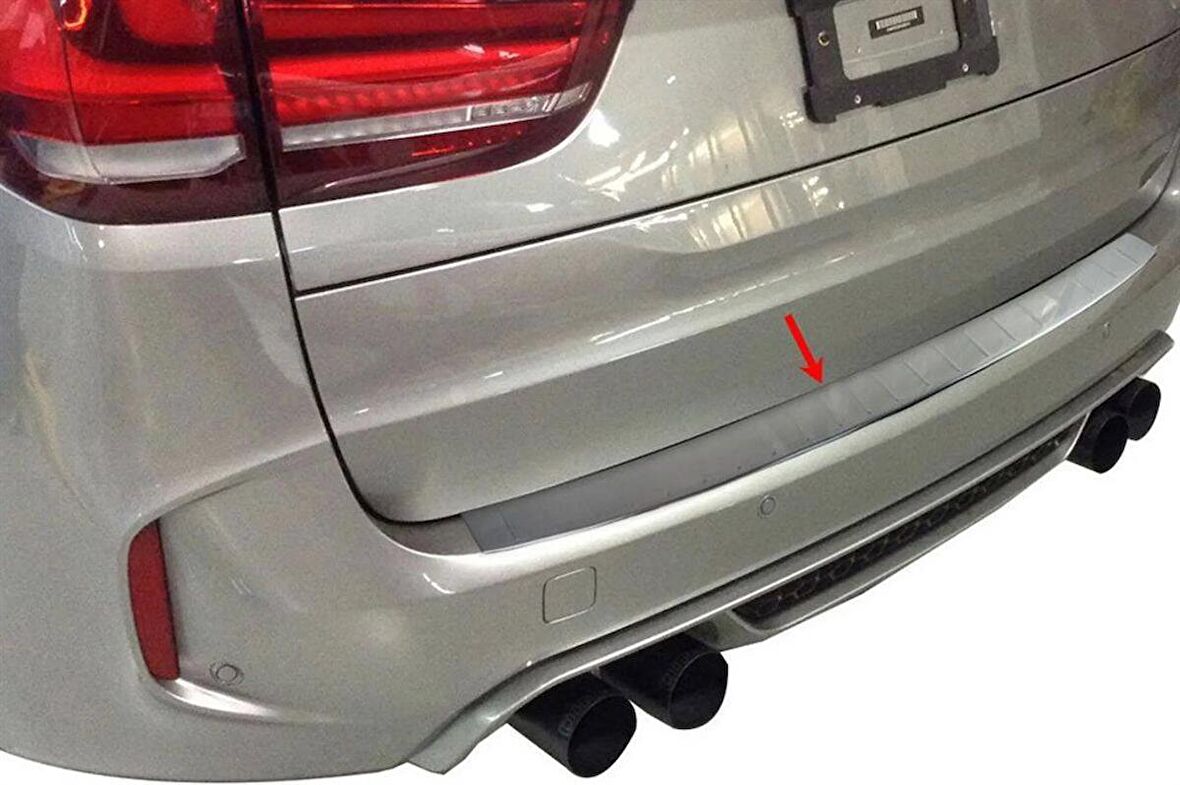 OMSA Bmw X5 Krom Arka Tampon Eşiği Taşlı 2015-2018 Arası