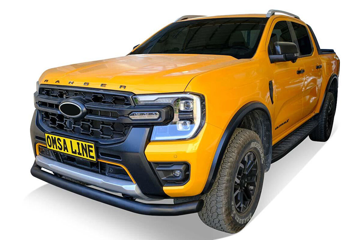 OMSA Ford Ranger Texas Ön Alt Koruma Çap:76 Siyah 2022 ve Sonrası