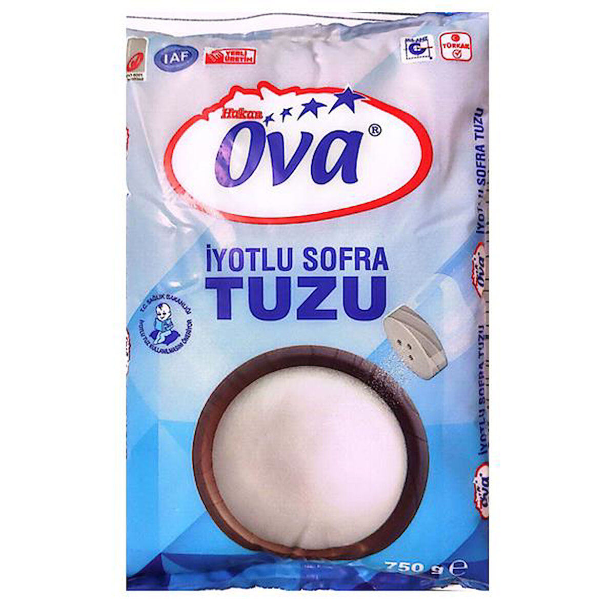 OVA TUZ İYOTLU 750 GR X 30 ADET