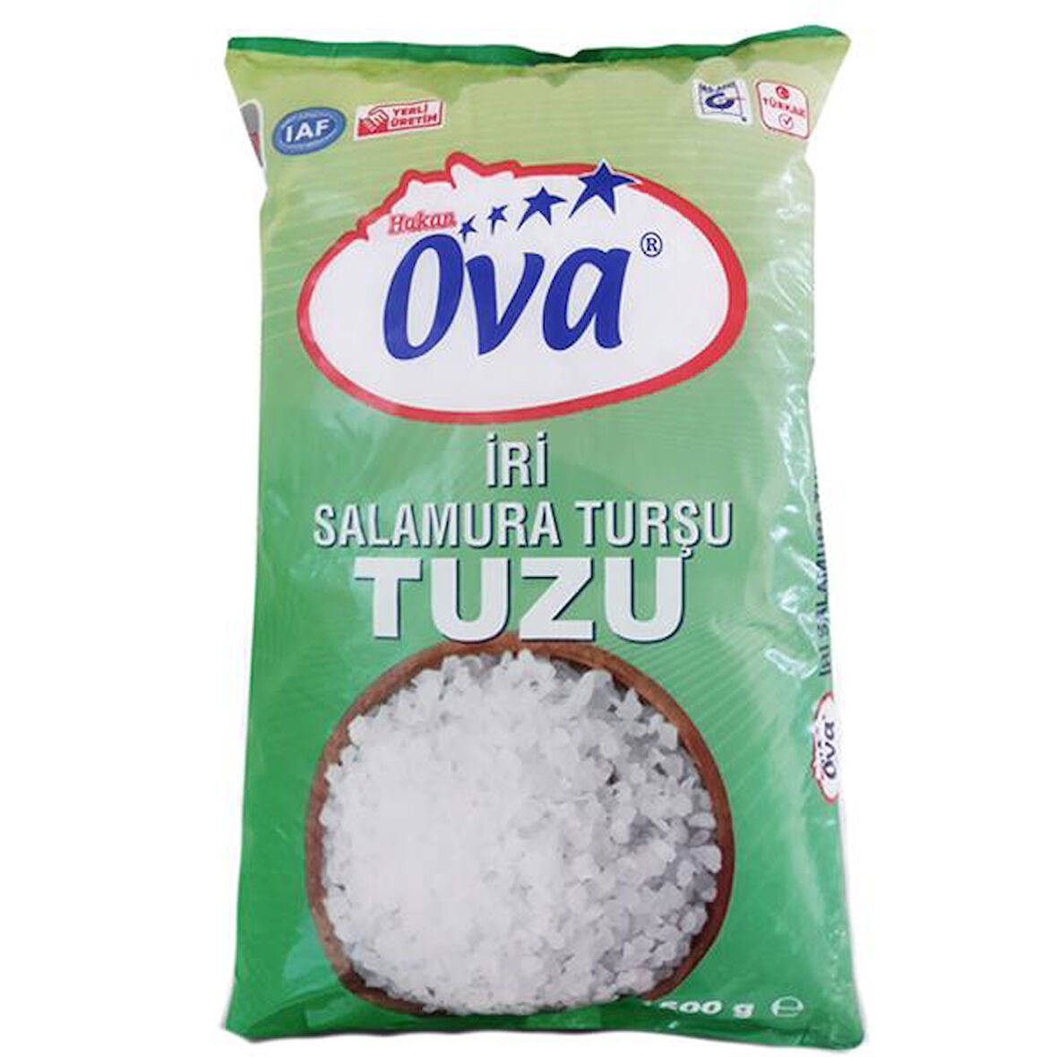 OVA TUZ İRİ SALAMURA 1500 GR X 10 ADET