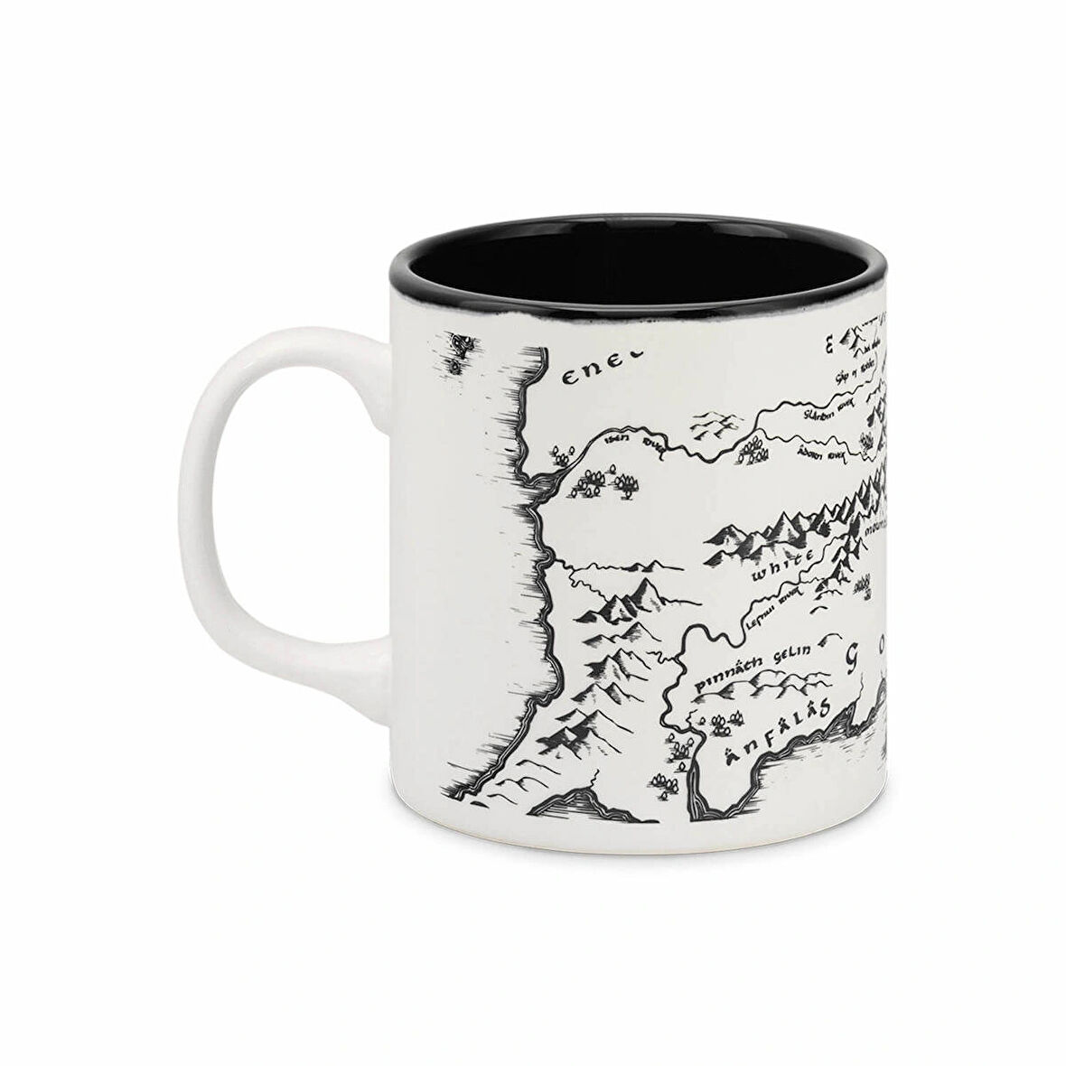 Mabbels The Lord Of The Rings Middle Earth Map Mug The Lord Of The Rings