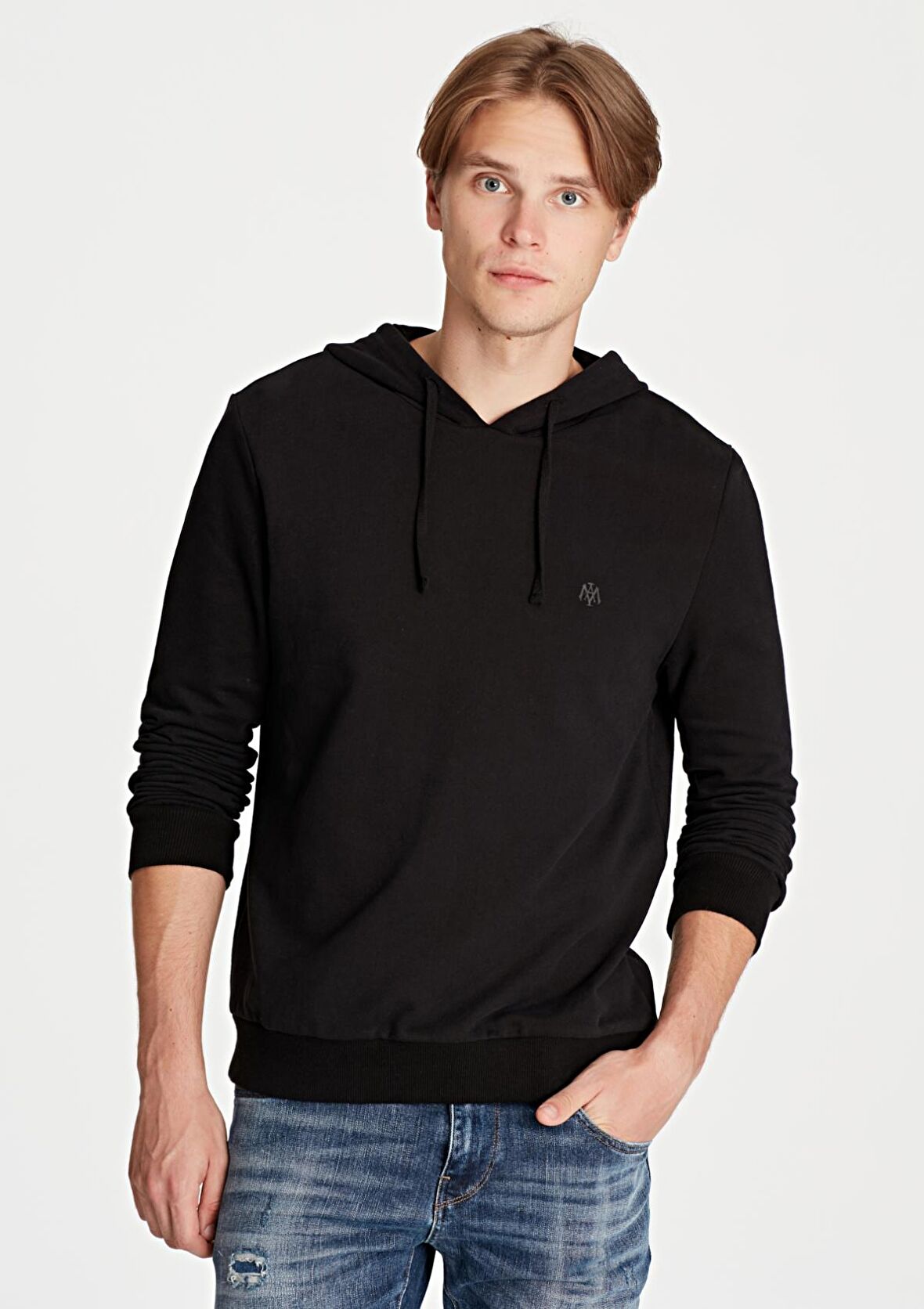 Mavi Kapüşonlu Sweatshirt 065779-900