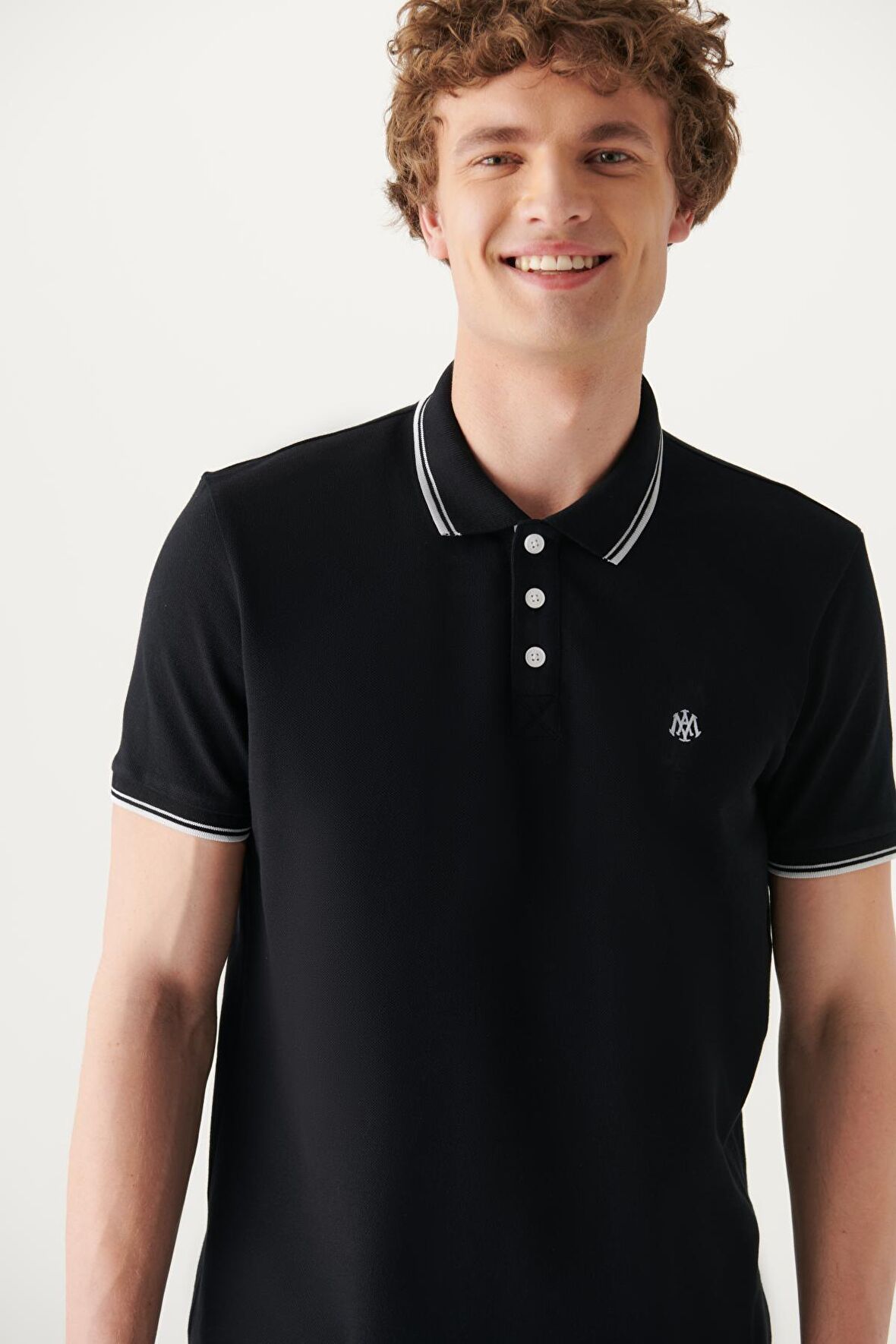 Mavi Siyah Polo Tişört 064164-900