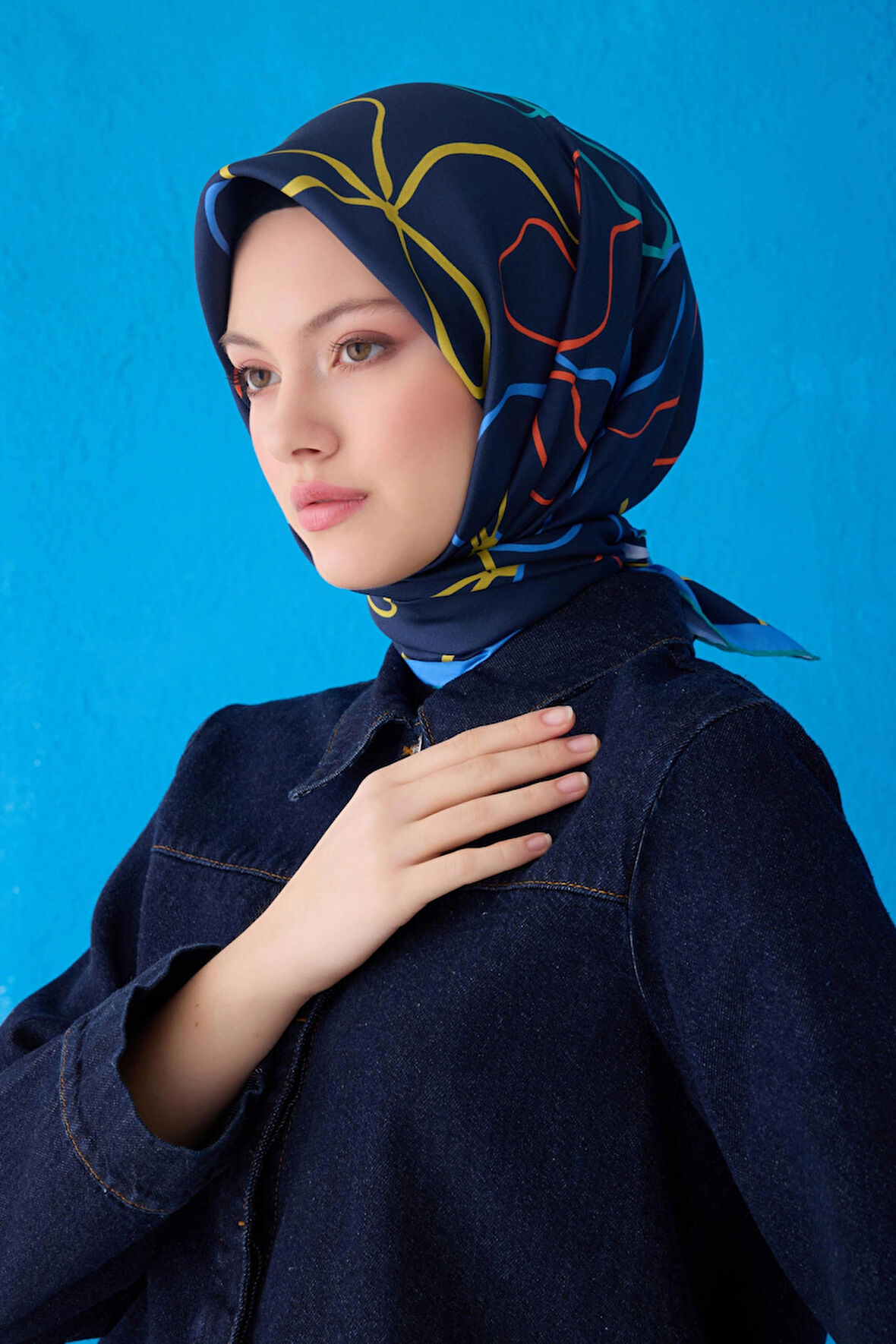 Belli Twill İpek Eşarp 4113-80