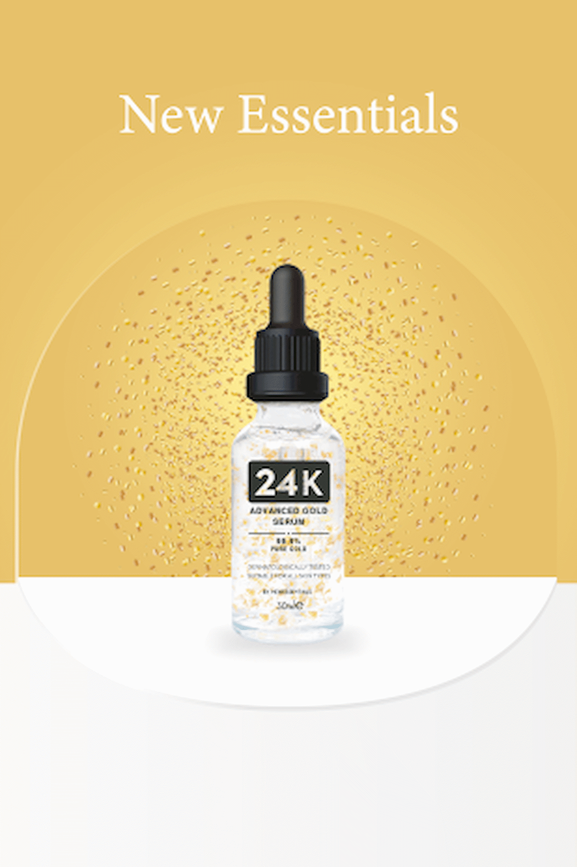 24K Altın Parçacıklı Kolajen Artırıcı Yüz Bakım Serumu 30 ml