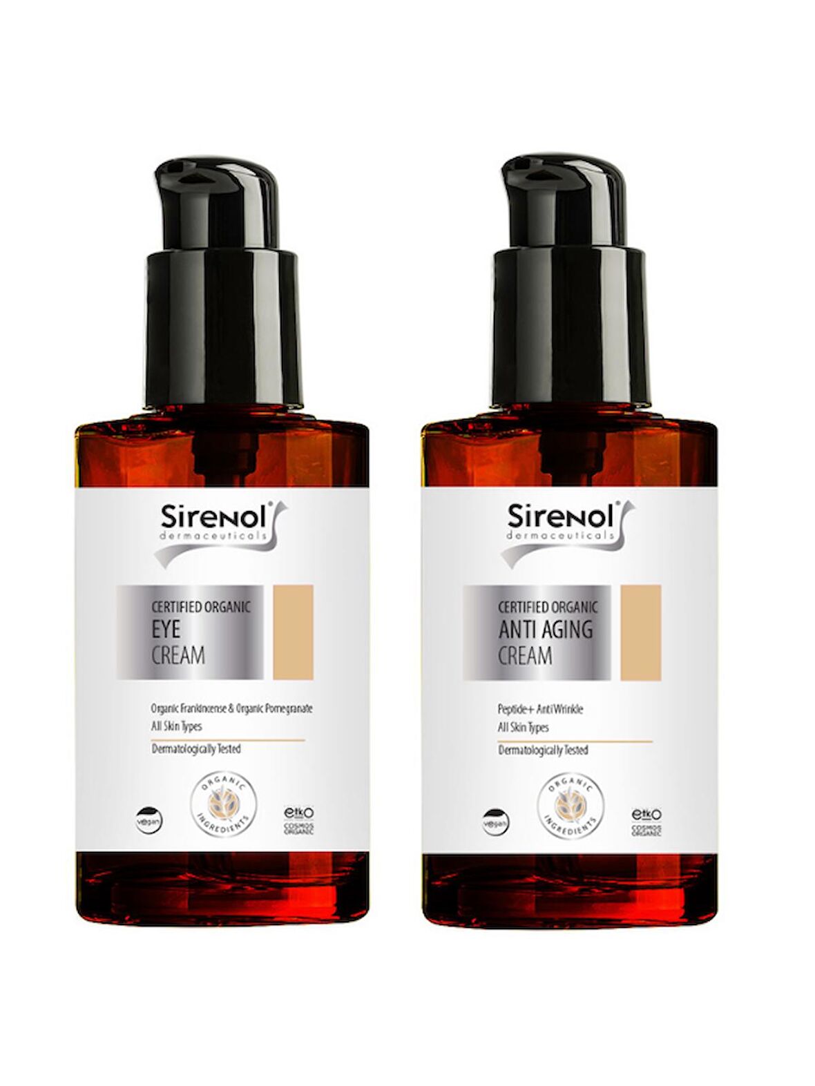 Sirenol Göz Kremi ve Anti Aging Set 15 mL / 50 mL