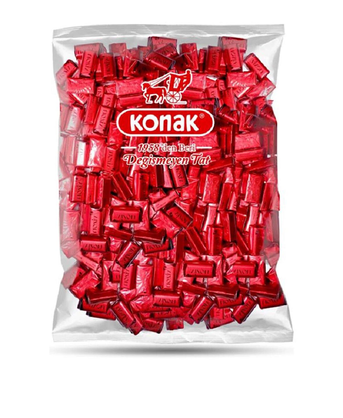 Konak Vizon Sütlü Krema Dolgulu Sütlü Çikolata (1000 Gr)