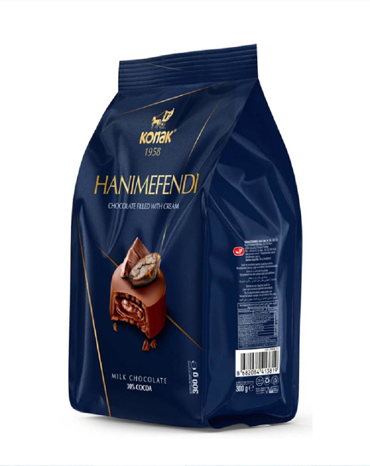 Konak Hanımefendi Krema Dolgulu Sütlü Çikolata 300 GR