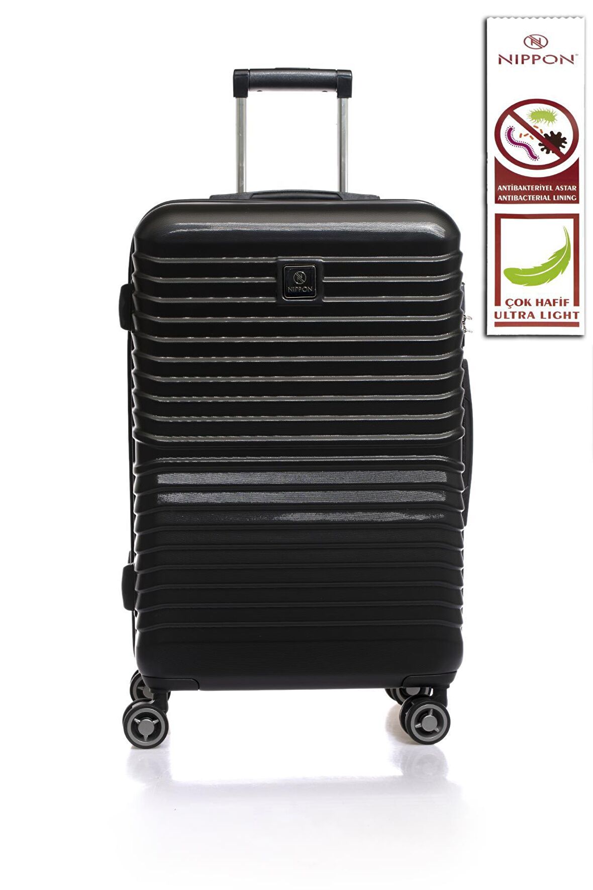 NİPPON NPPCVL1811-M Siyah UNISEX ORTA BOY BAVUL