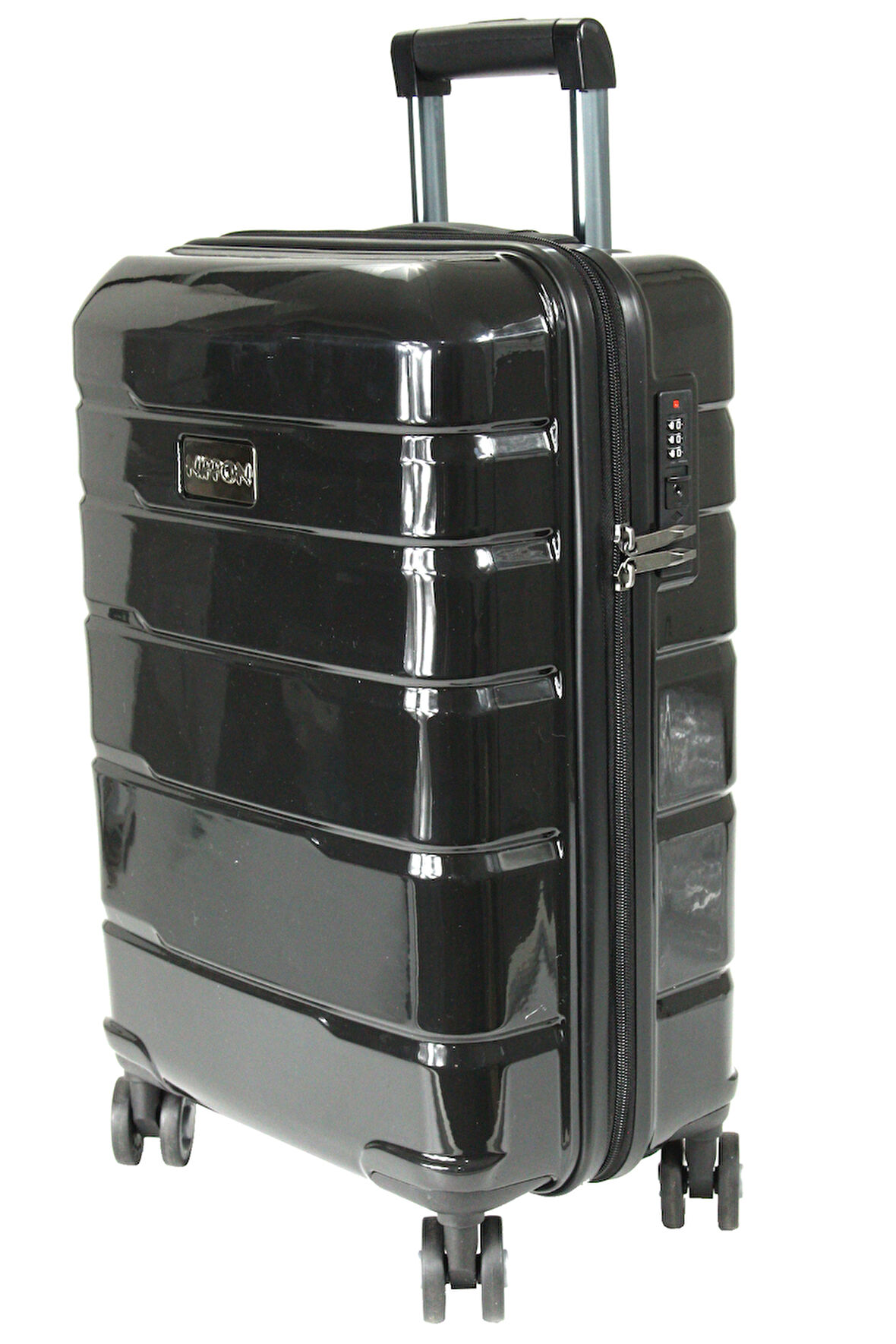 Nippon Ayna PC Orta  Boy Valiz 1807 Titanium-Siyah