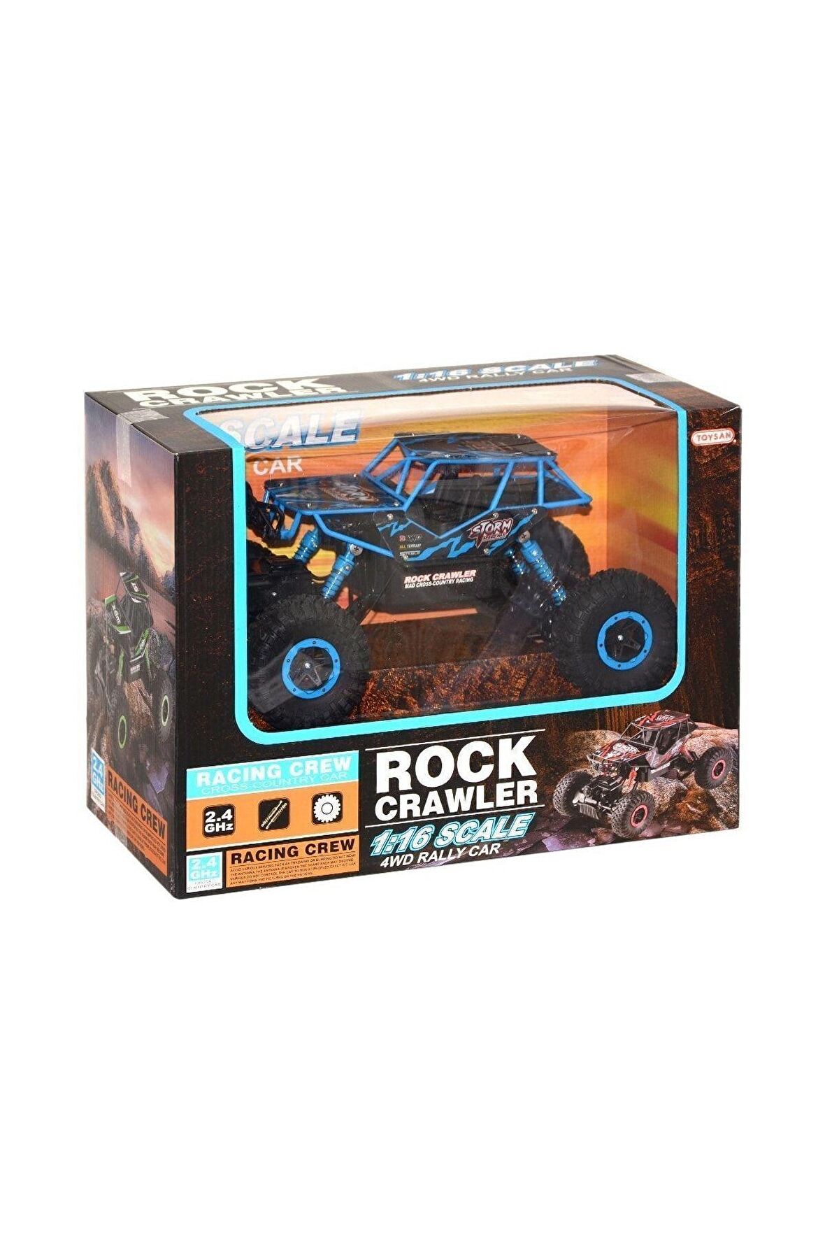 Şarjlı Uzaktan Kumandalı Buggy Jeep Araba 1:16 Rock Crawler Off Road 4x4