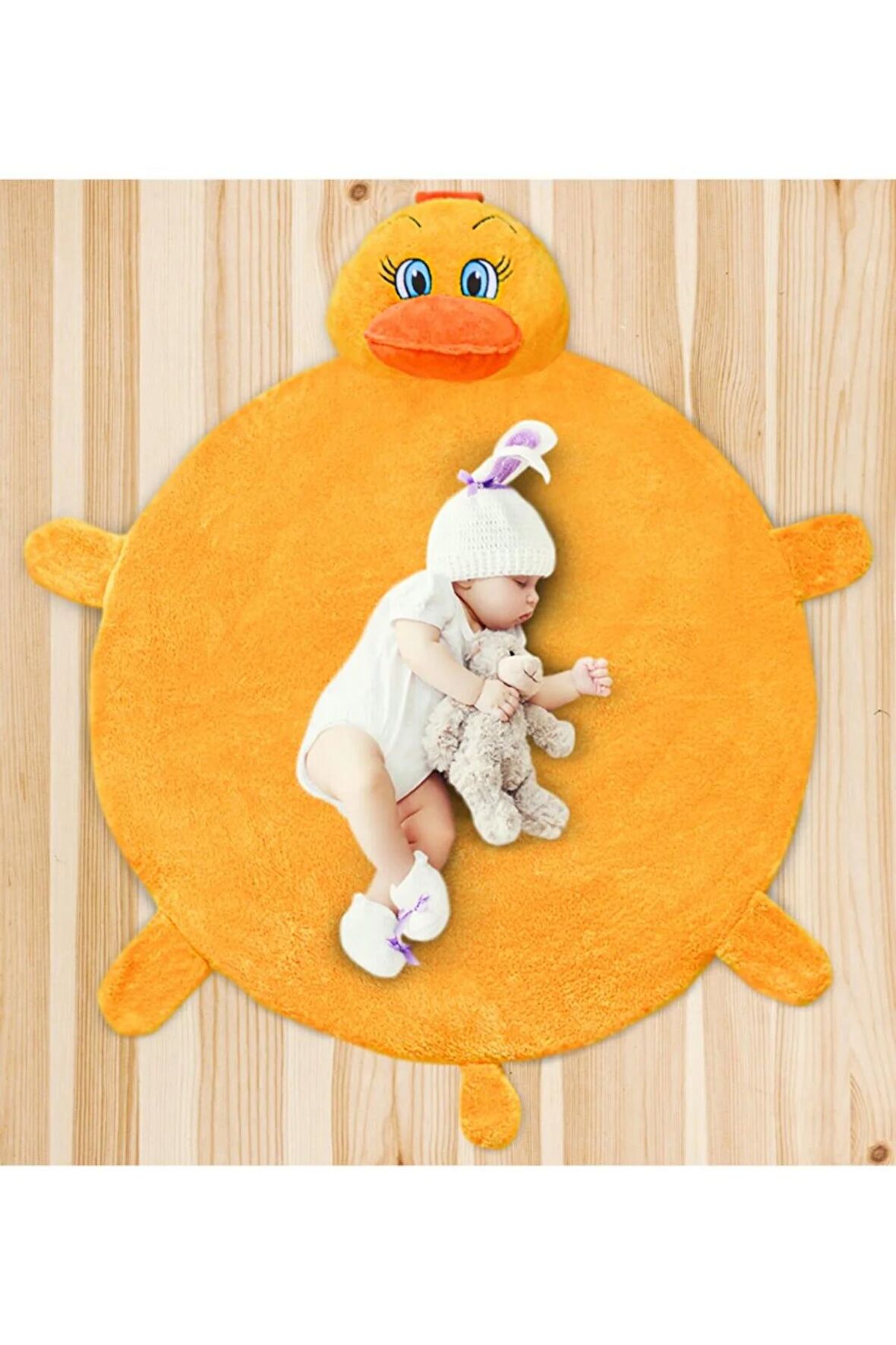 Bebek Oyun Halısı 120 Cm Civcivli Oyun Matı (%100 Yerli)