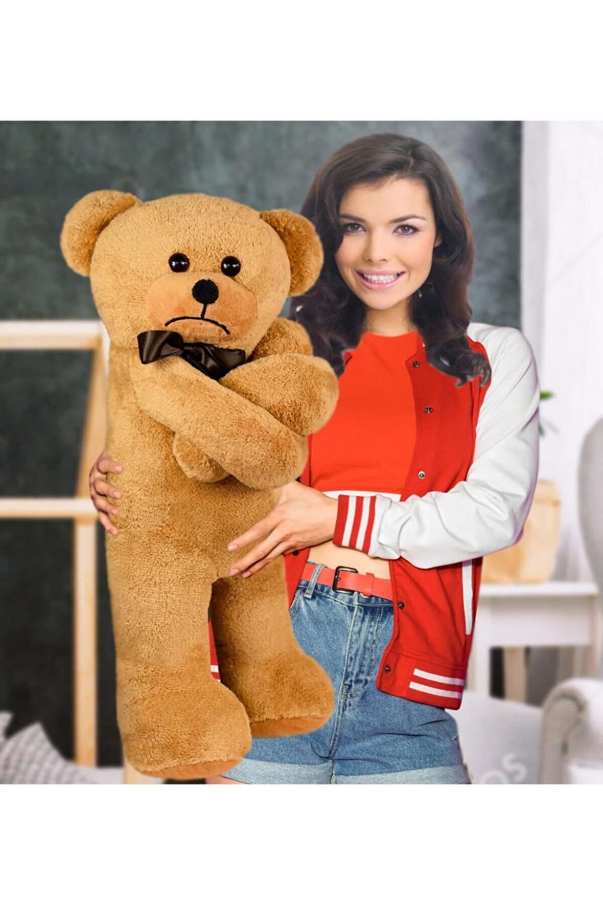 Küstüm, Trip Atan 80 Cm Peluş Ayıcık
